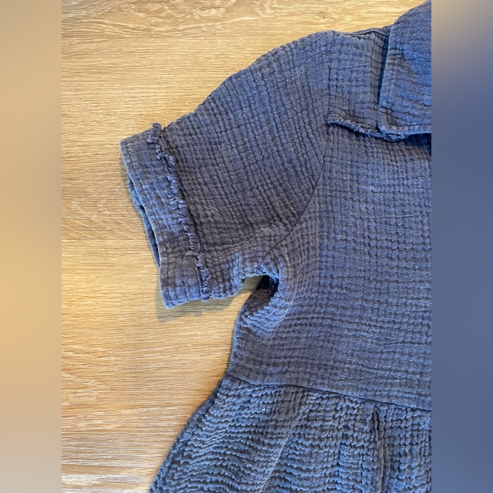 UMGEE Blue Button-Up Dress size small - Picture 5 of 7